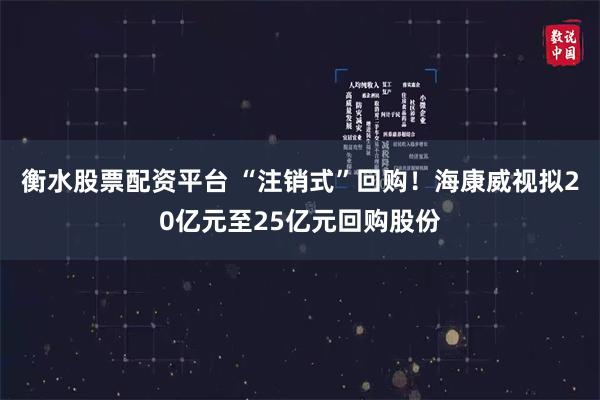 衡水股票配资平台 “注销式”回购！海康威视拟20亿元至25亿元回购股份