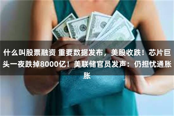 什么叫股票融资 重要数据发布，美股收跌！芯片巨头一夜跌掉8000亿！美联储官员发声：仍担忧通胀