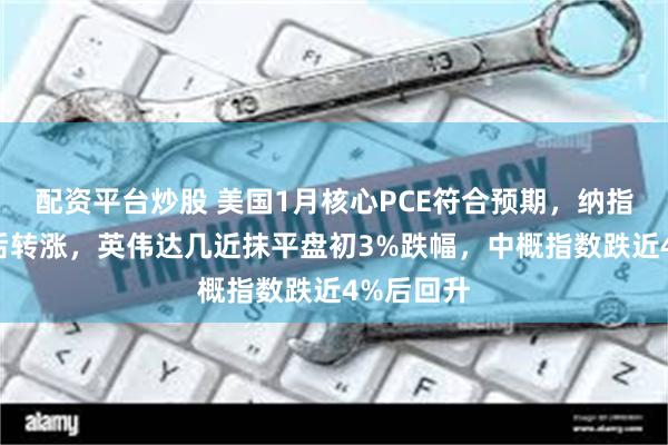 配资平台炒股 美国1月核心PCE符合预期，纳指跌近1%后转涨，英伟达几近抹平盘初3%跌幅，中概指数跌近4%后回升